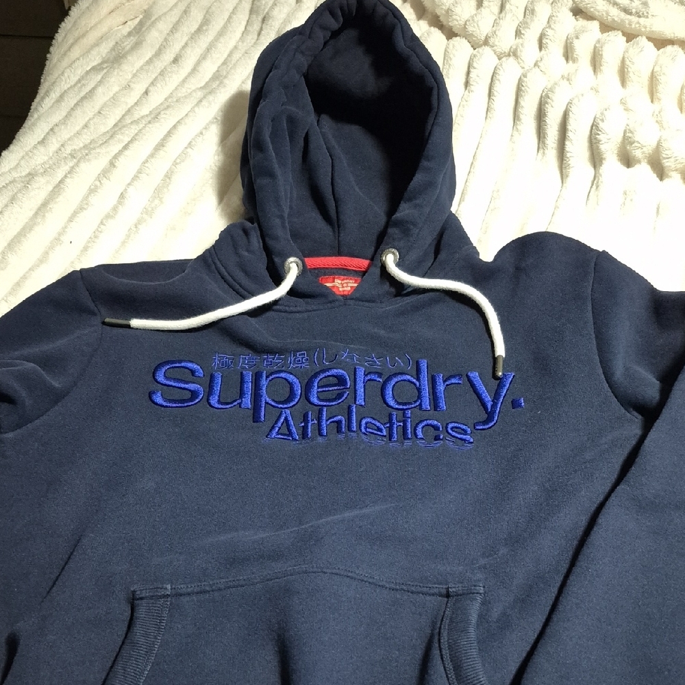 Superdry Men's Blue Athletic Hoodie